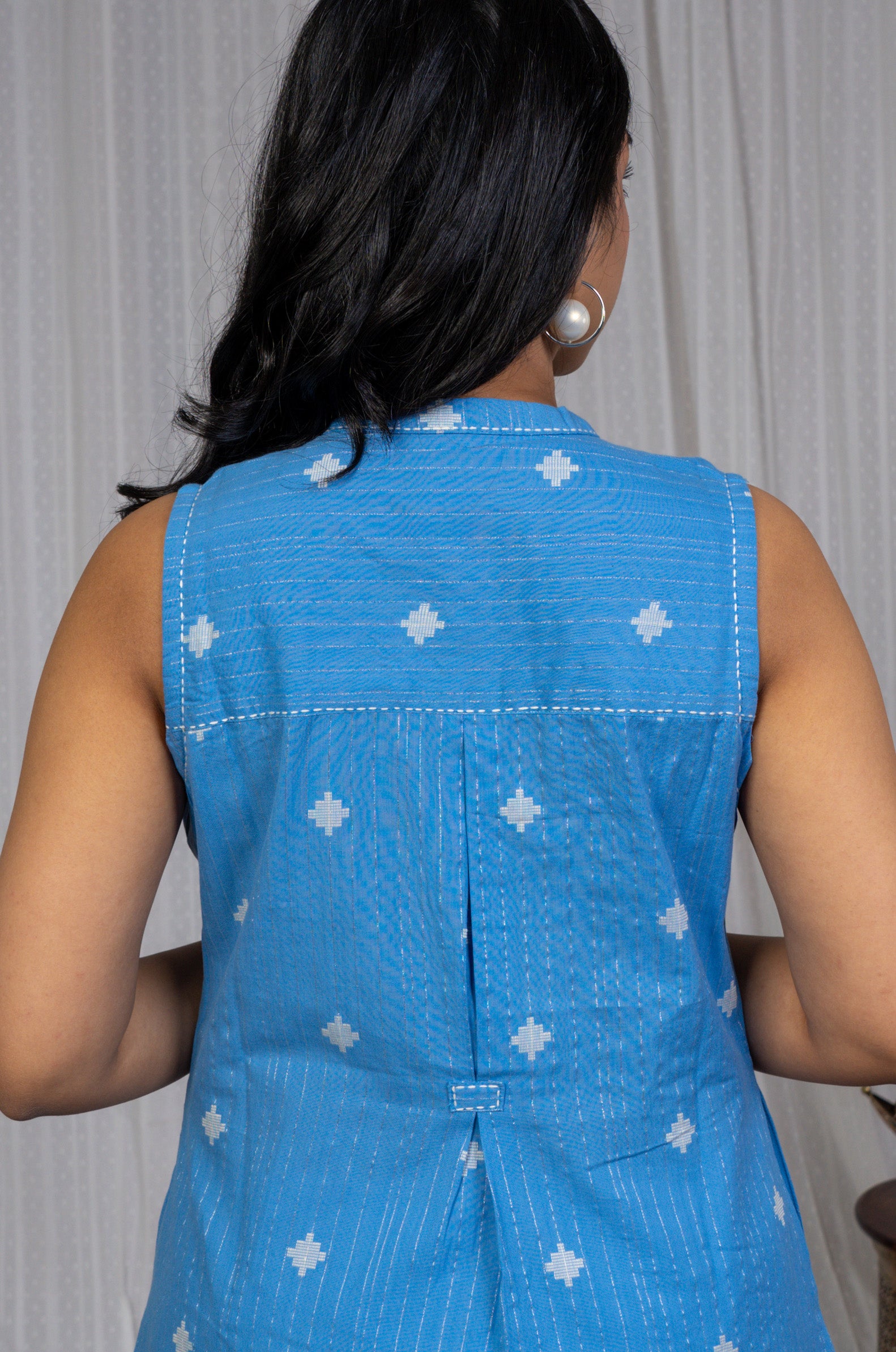 Lapis South Cotton Embroidery Kurta
