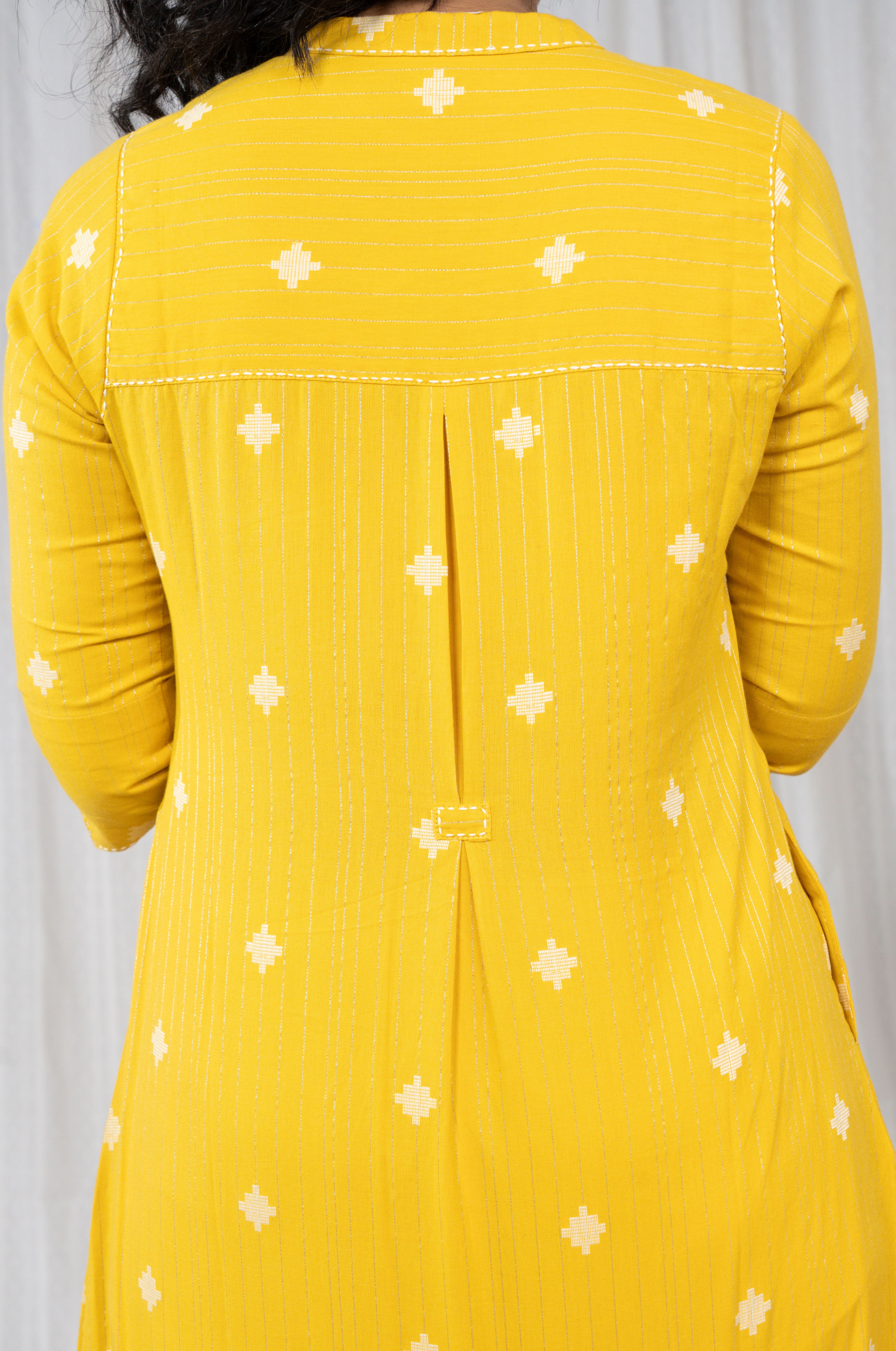 Buttercup South Cotton Embroidery Kurta