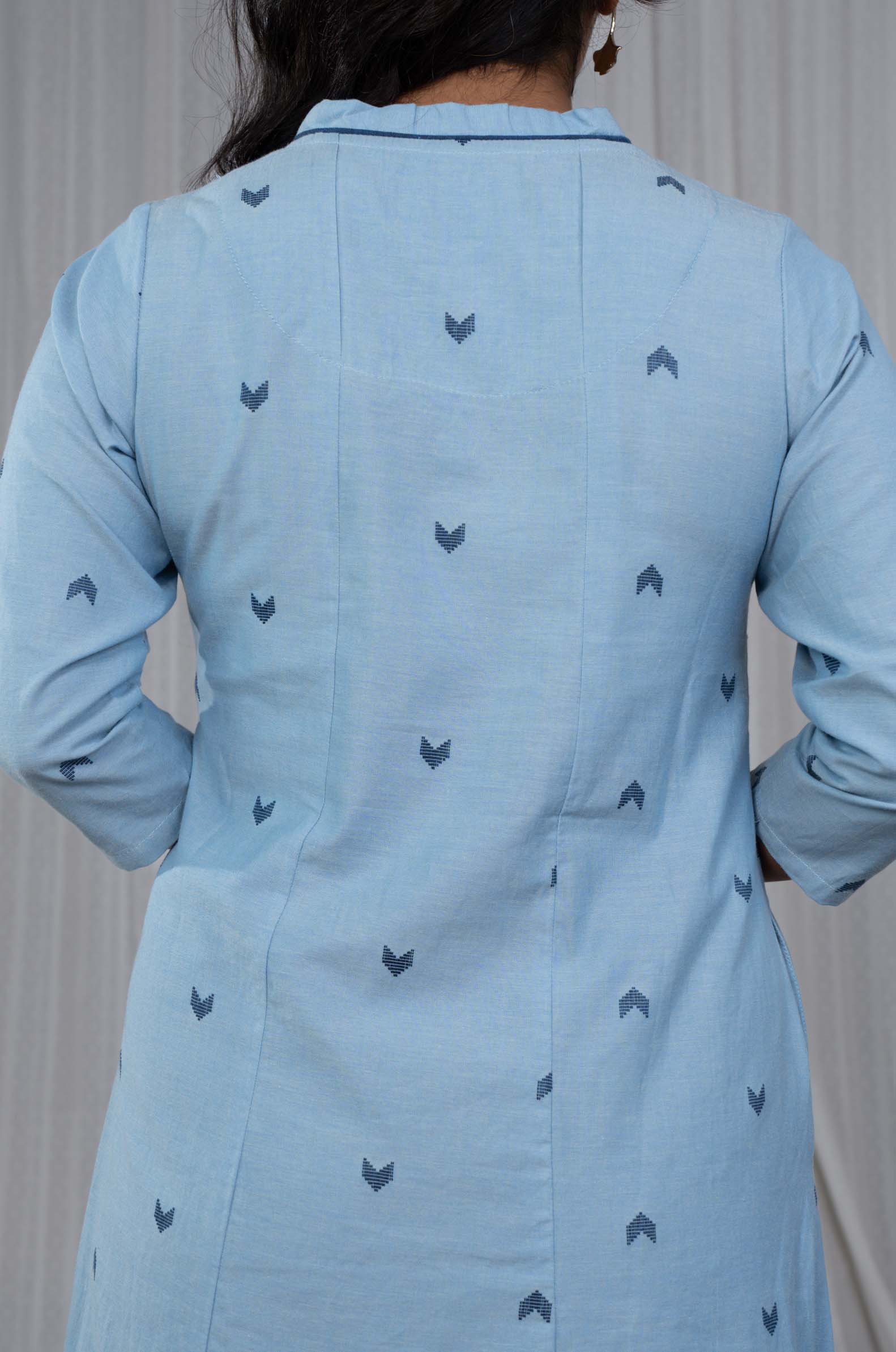 Arctic South Cotton Angrakha Kurta