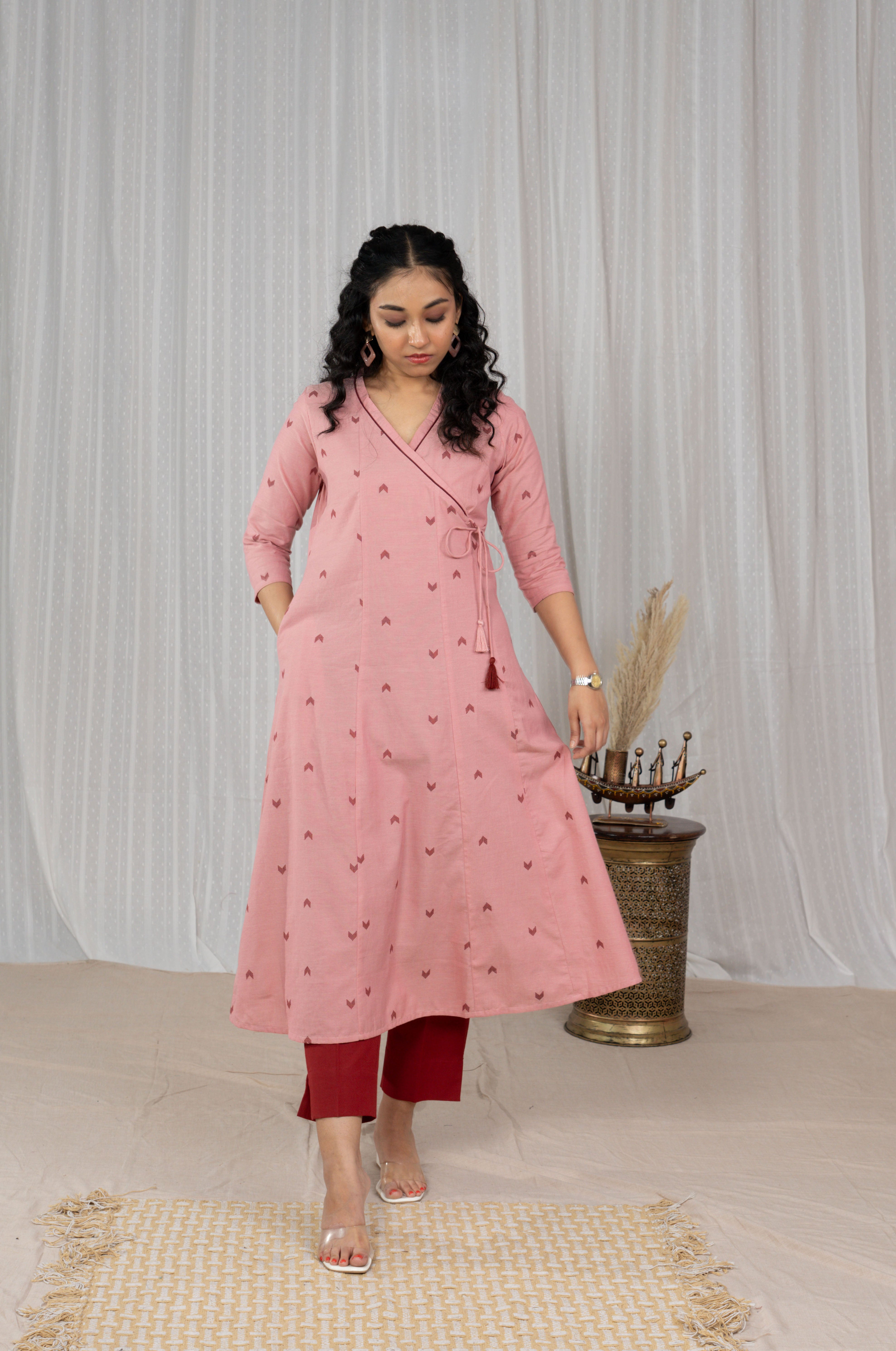 Raktima south cotton Angrakha Kurta