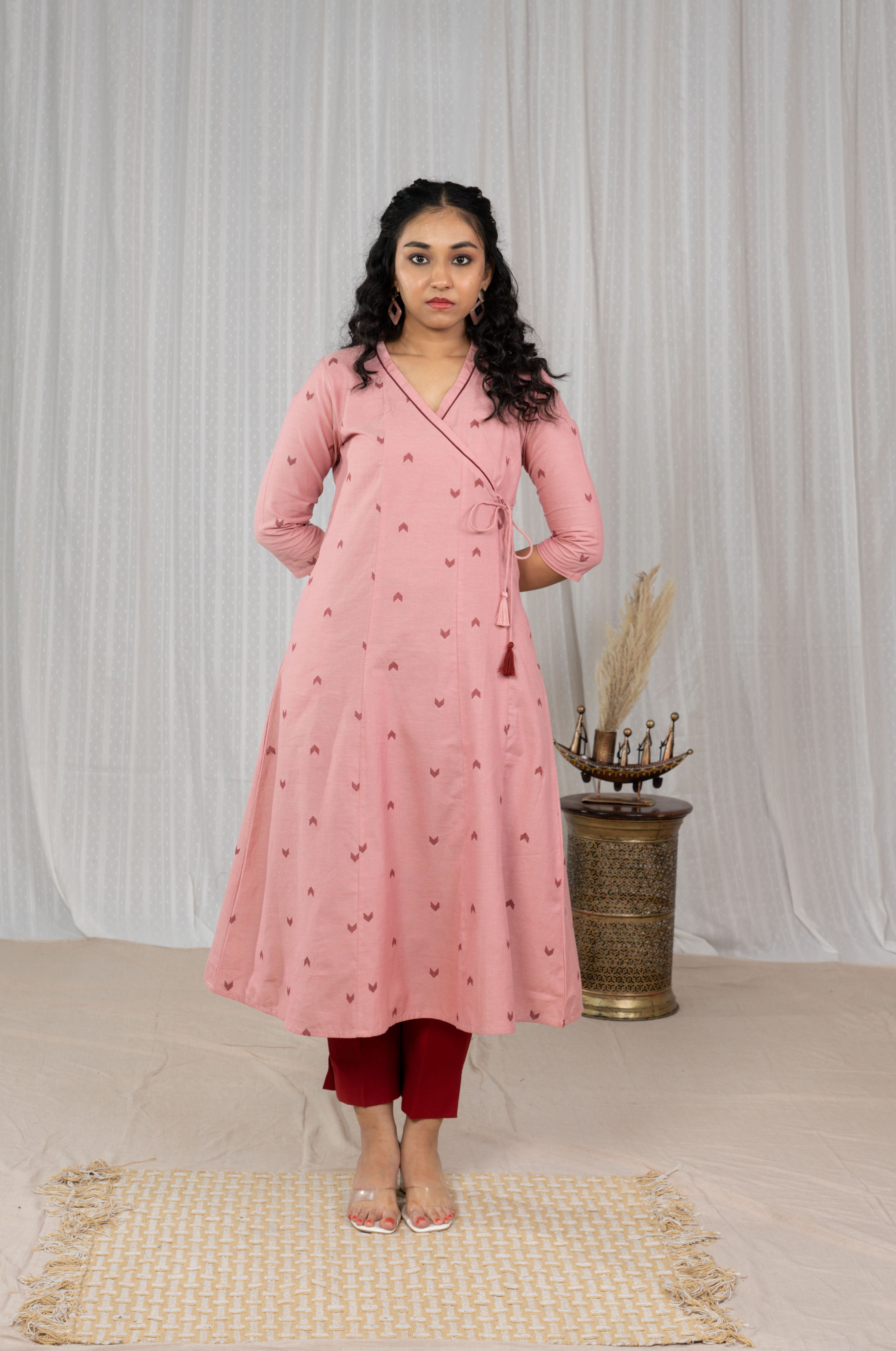 Raktima south cotton Angrakha Kurta