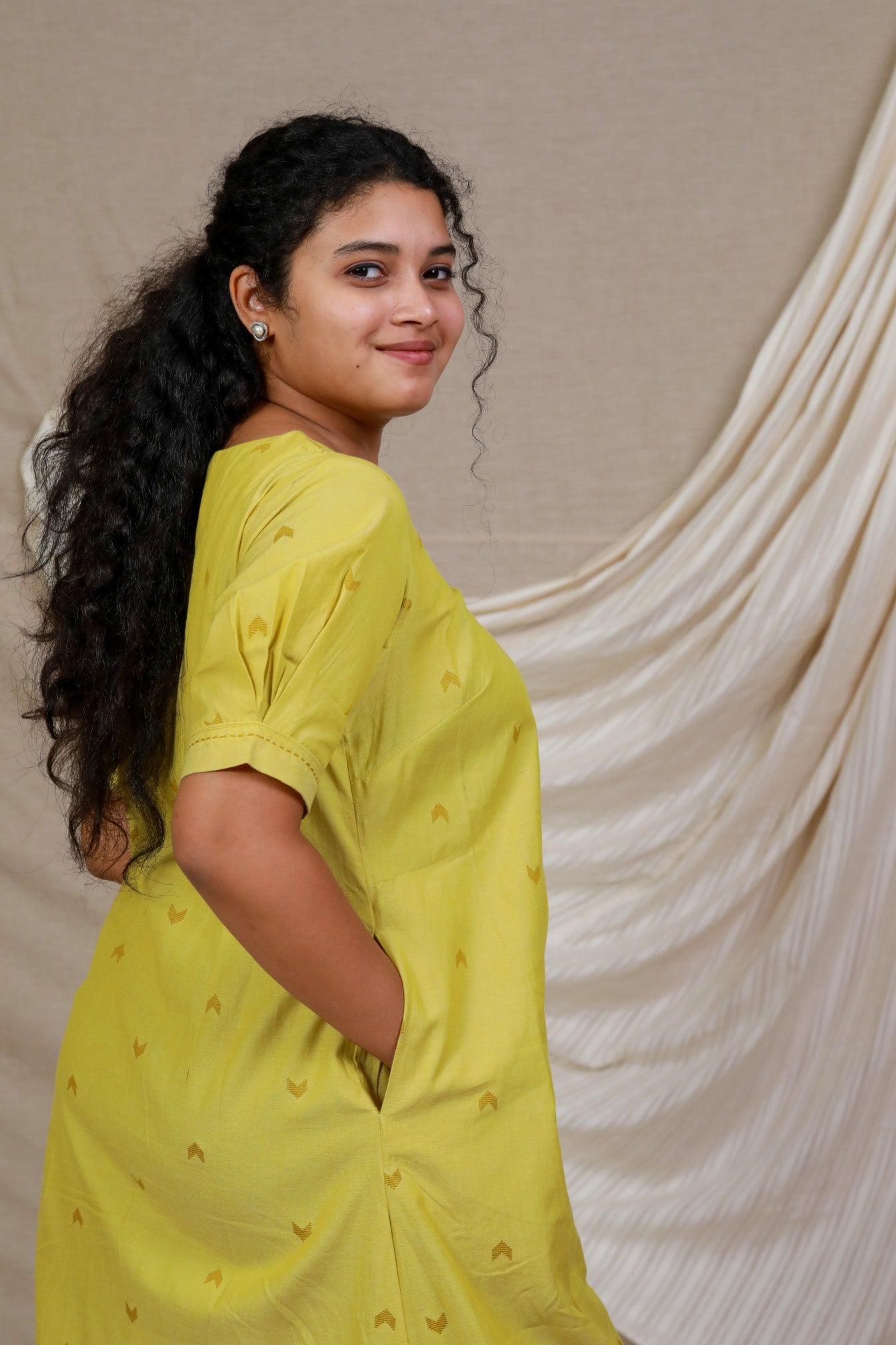 Drapina South Cotton A-Line Kurta