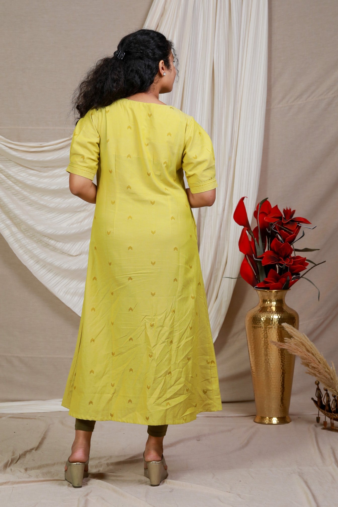 Drapina South Cotton A-Line Kurta