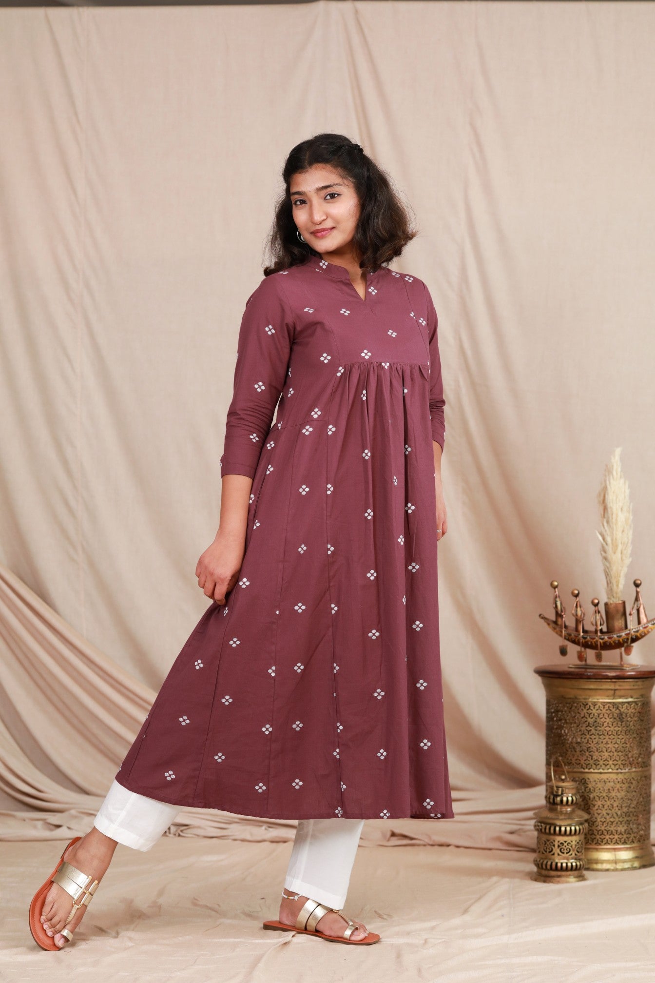 Vine South Cotton Flare Kurta