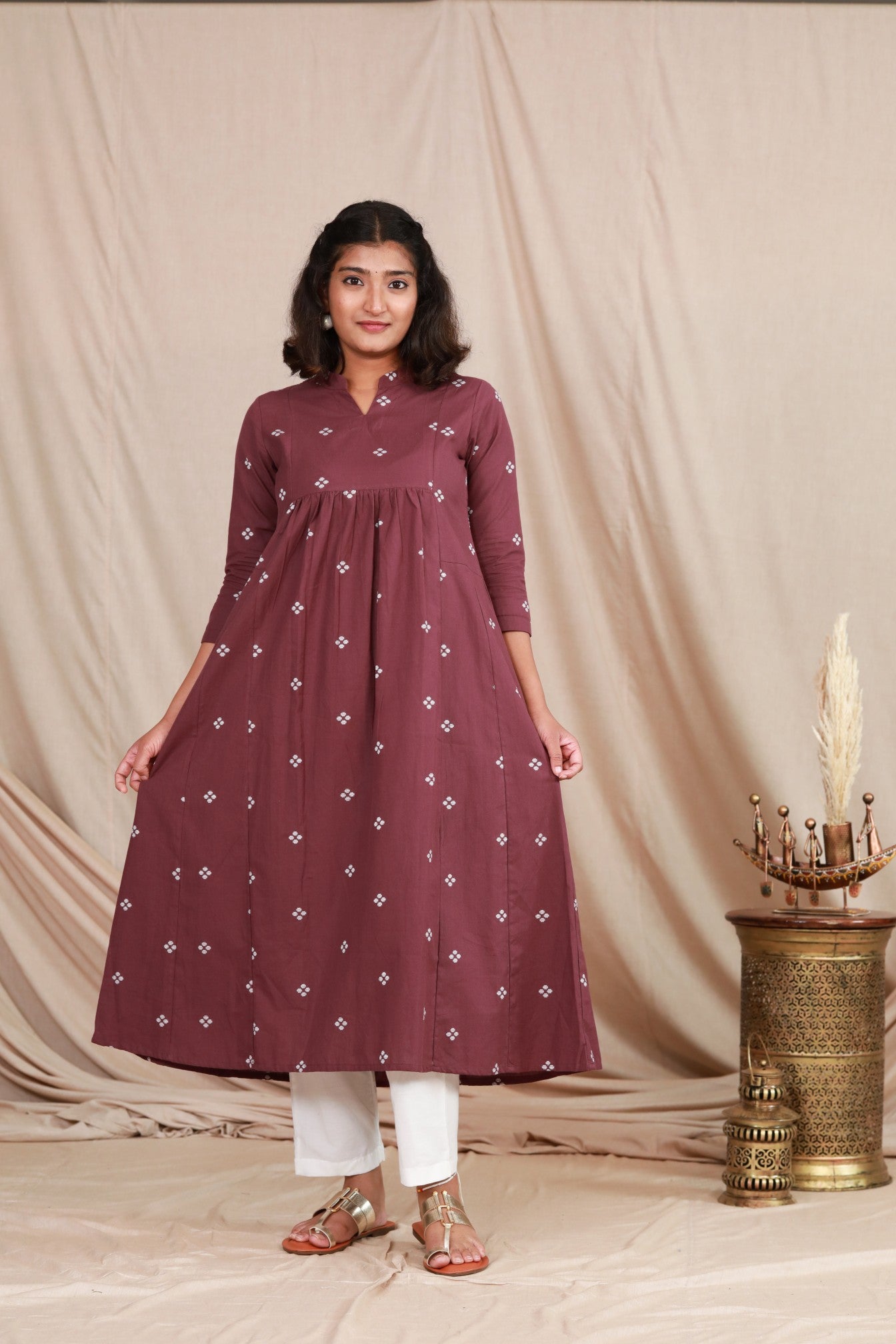 Vine South Cotton Flare Kurta