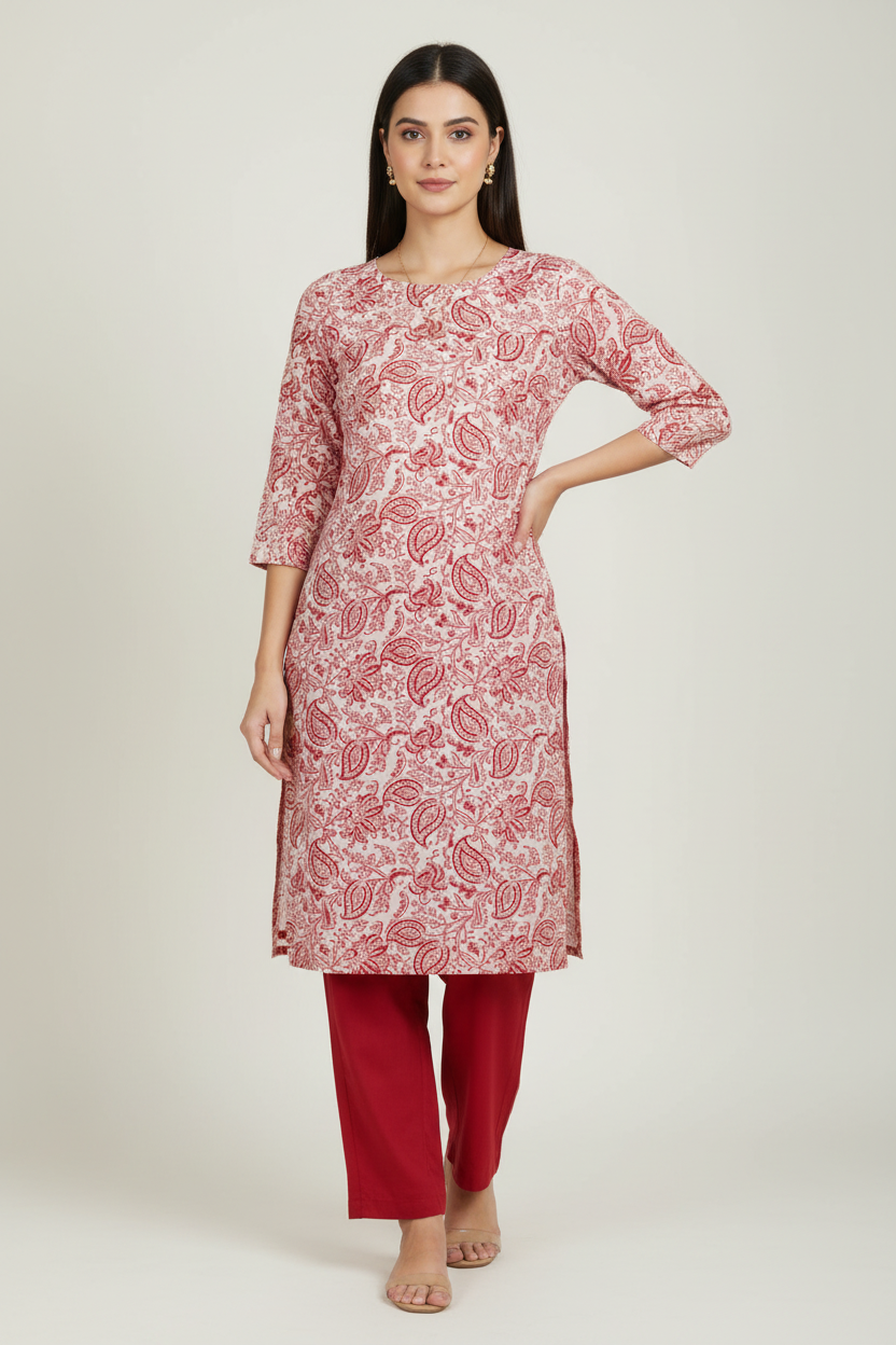 Red Heritage Kalamkari Mix & Match