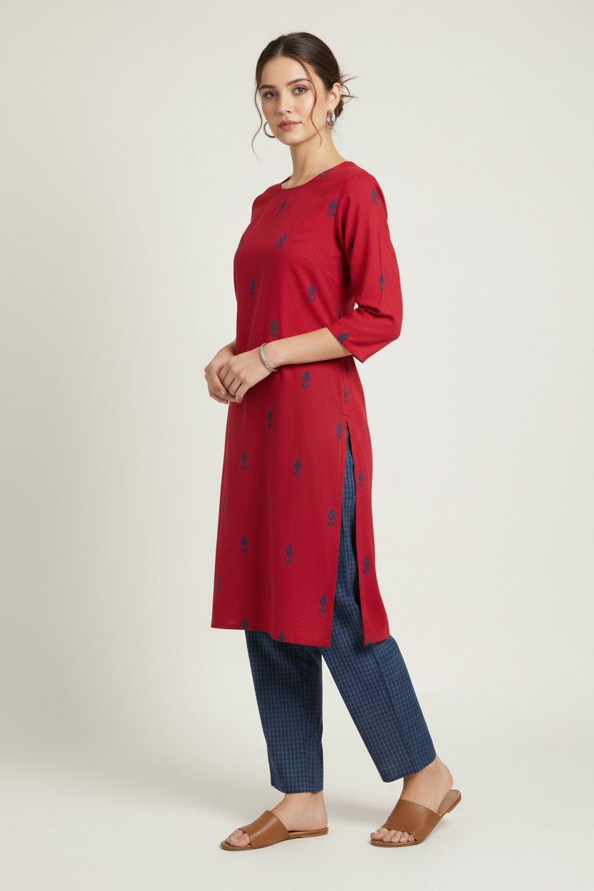 Red Handwoven South Cotton Mix & Match