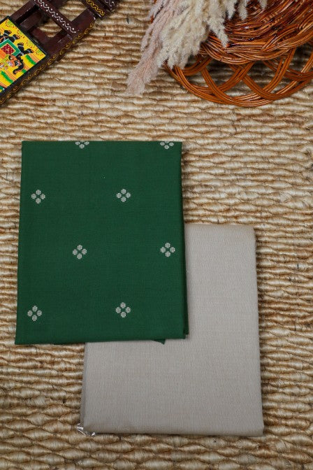 Bottle Green Handwoven South Cotton Mix & Match