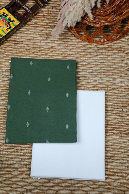 Dark Green Handwoven South Cotton Mix & Match