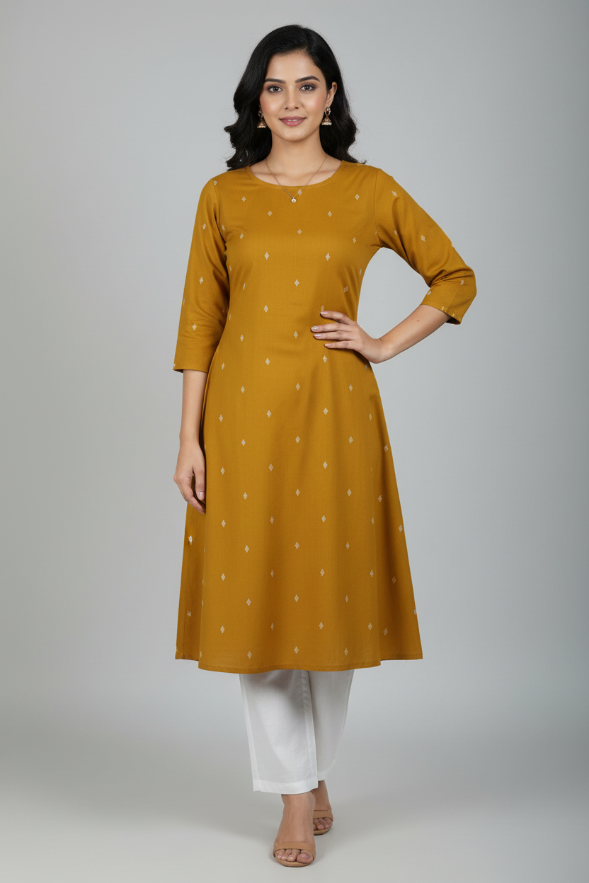 Mustard Handwoven South Cotton Mix & Match