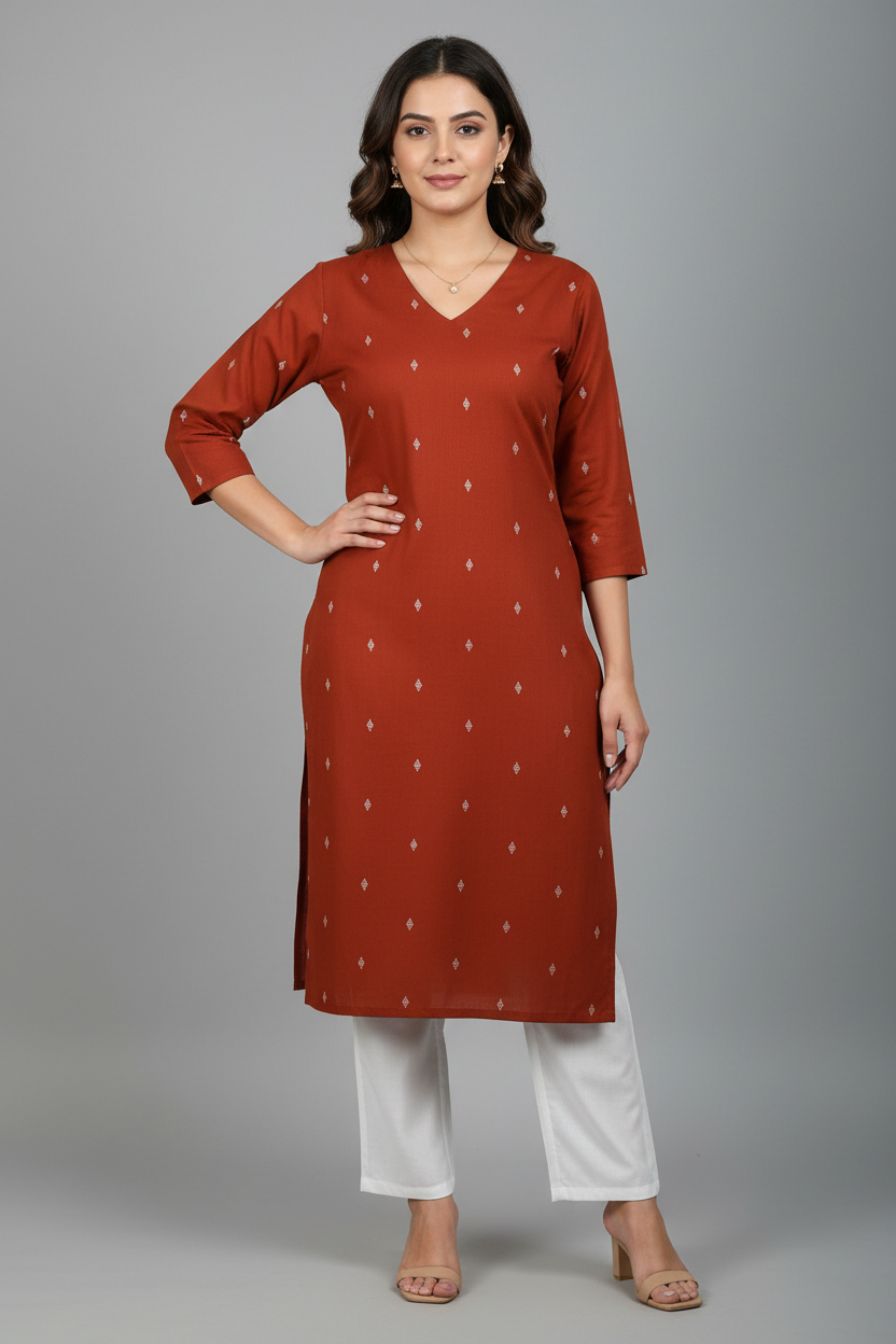 Rust Orange Handwoven South Cotton Mix & Match