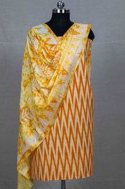 Yellow Handloom Ikat Mix & Match