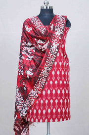 Red Handloom Ikat Mix & Match