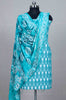 Turquoise Green Handloom Ikat Mix & Match