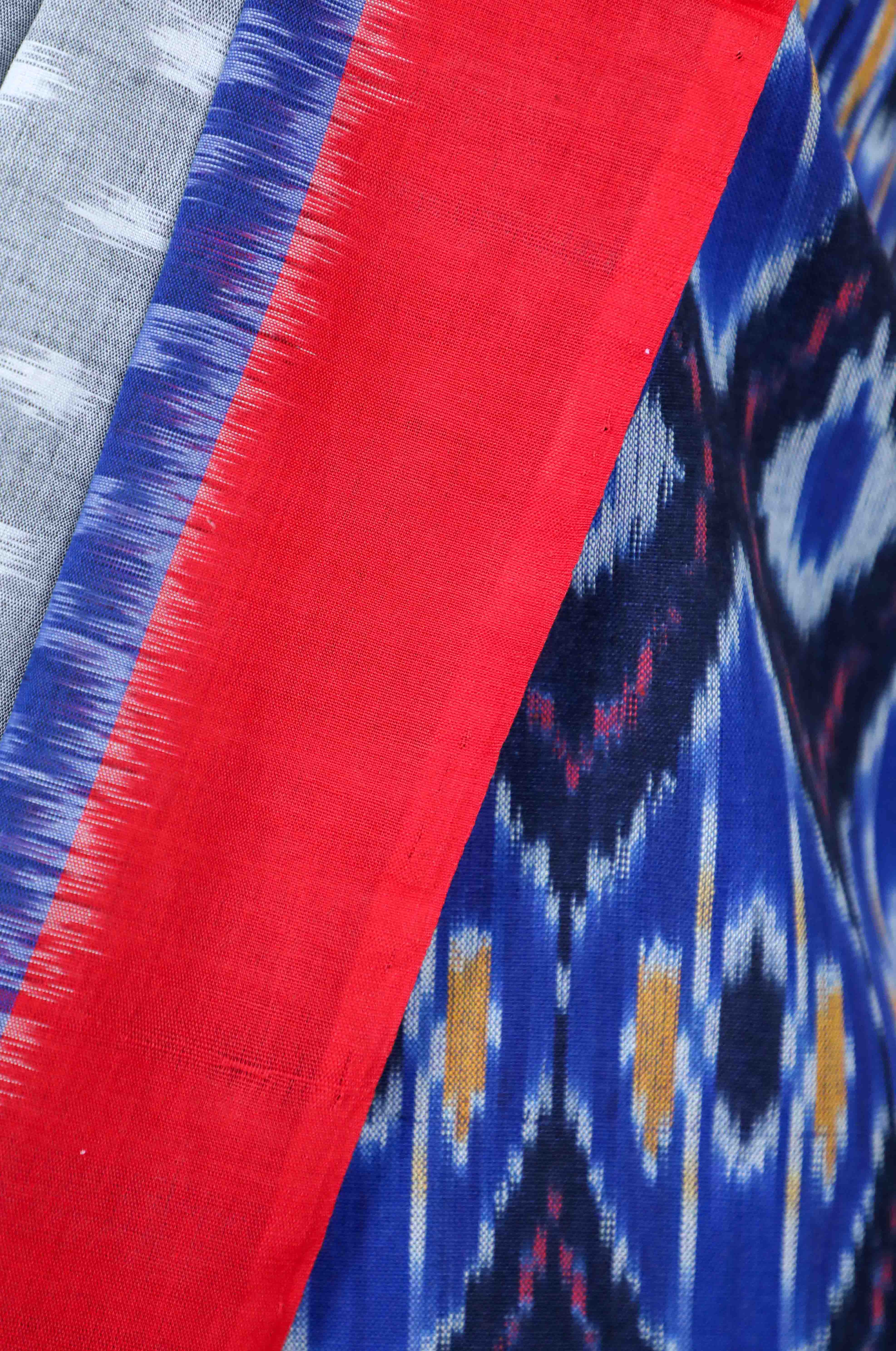 Blue Handloom Ikat Mix & Match