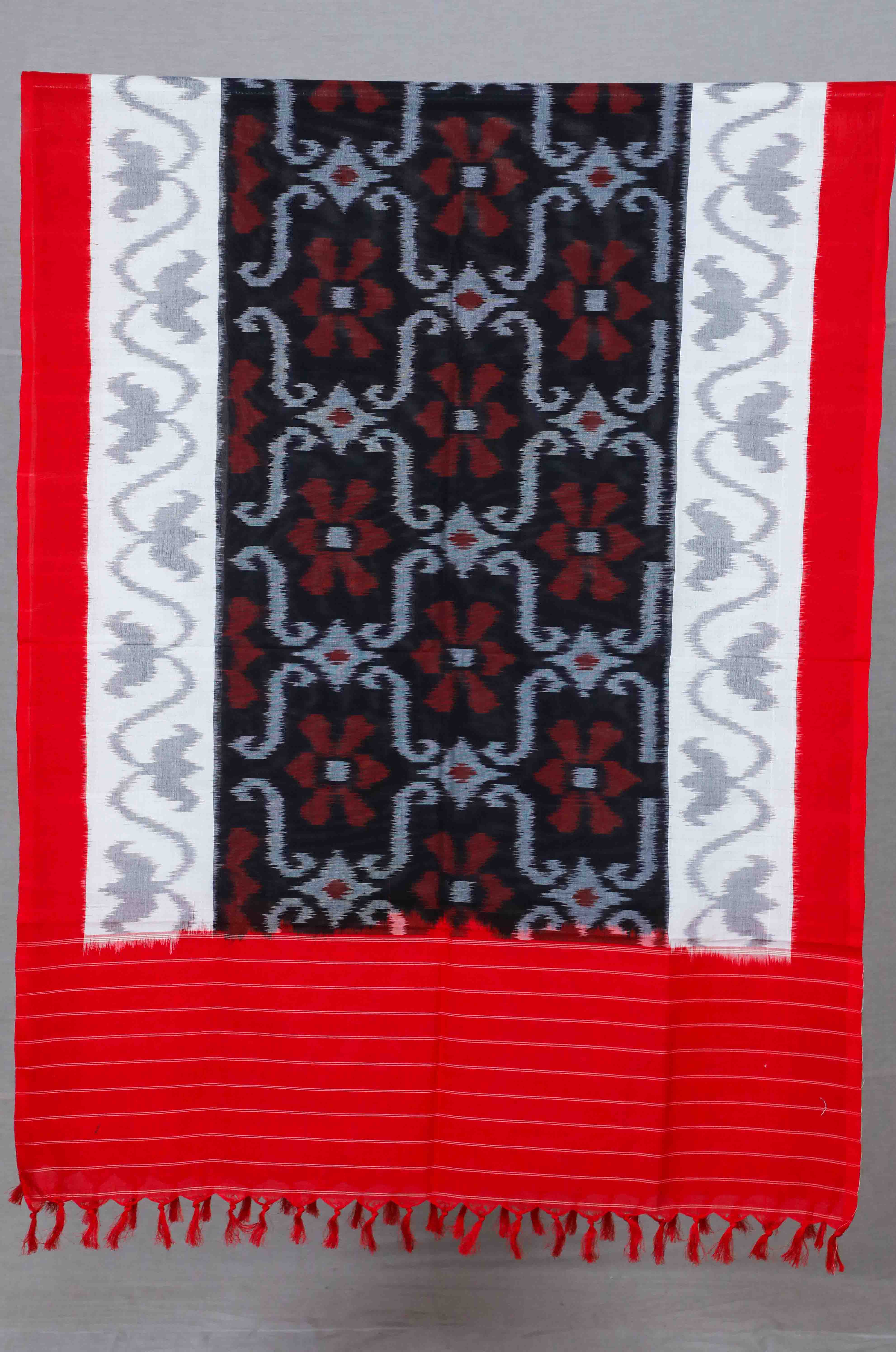 Red Handloom Ikat Mix & Match