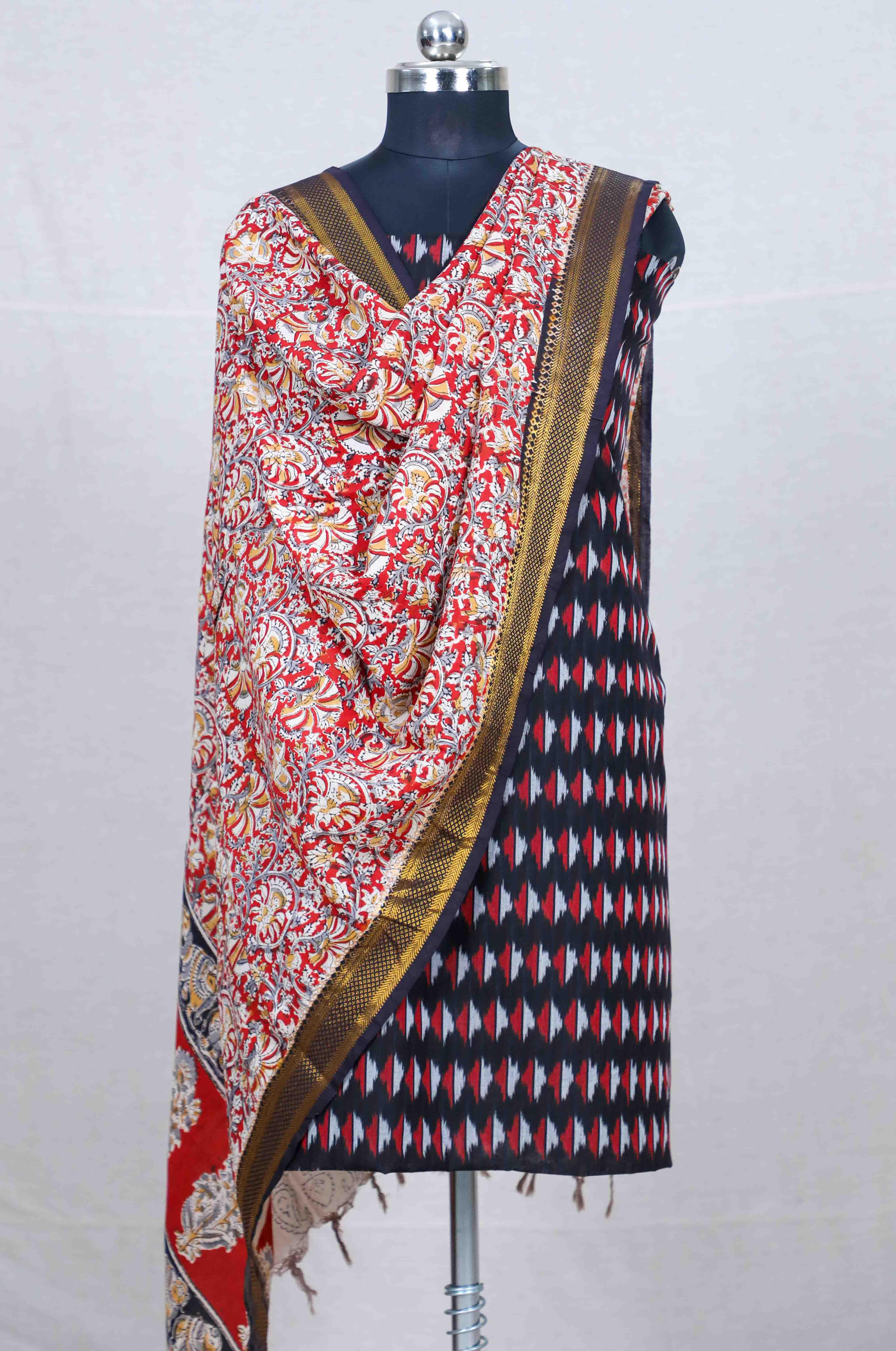 Black Mercerised Ikat Mix & Match