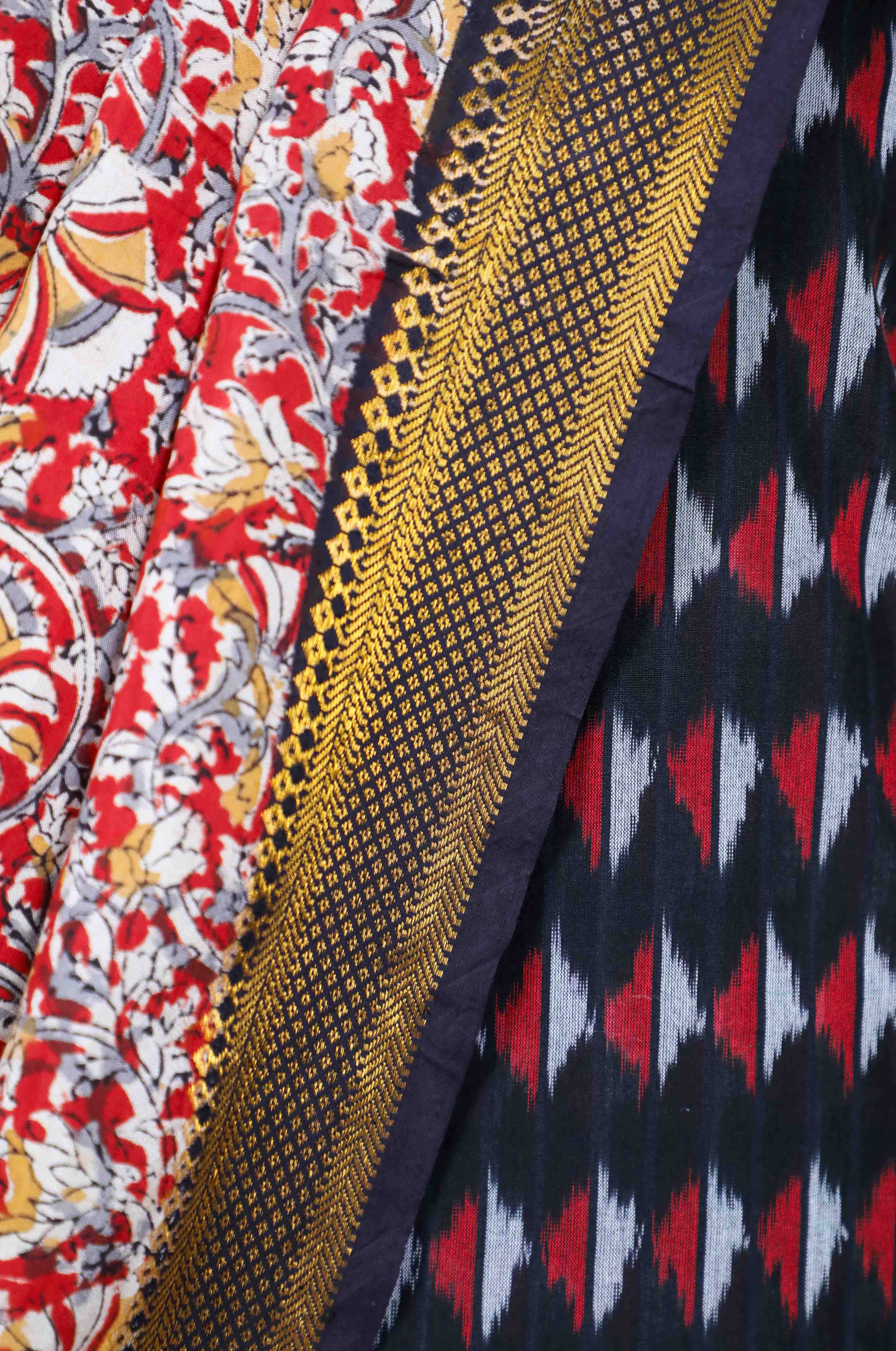 Black Mercerised Ikat Mix & Match