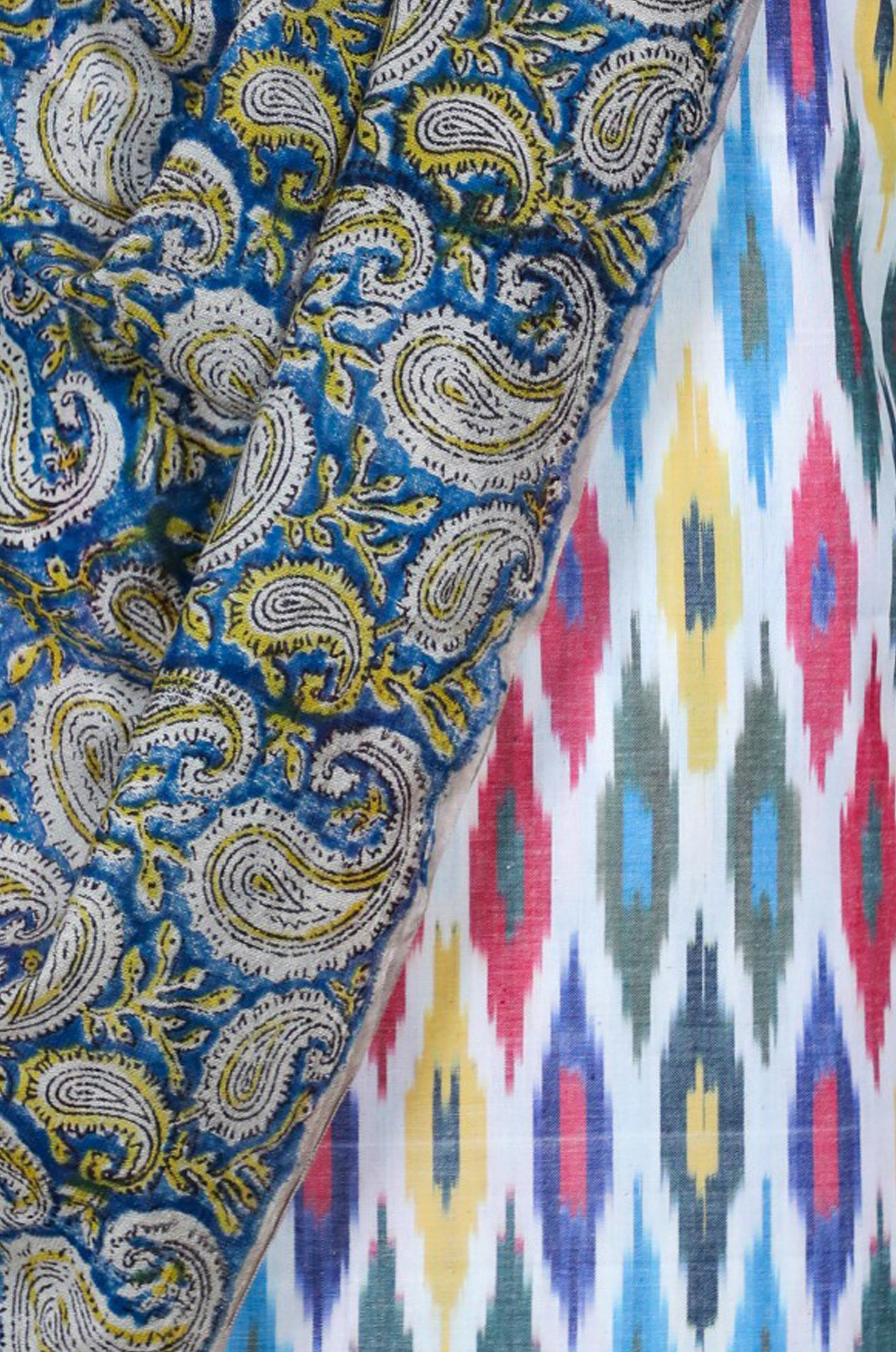 Multi color Washed Ikat Mix & Match