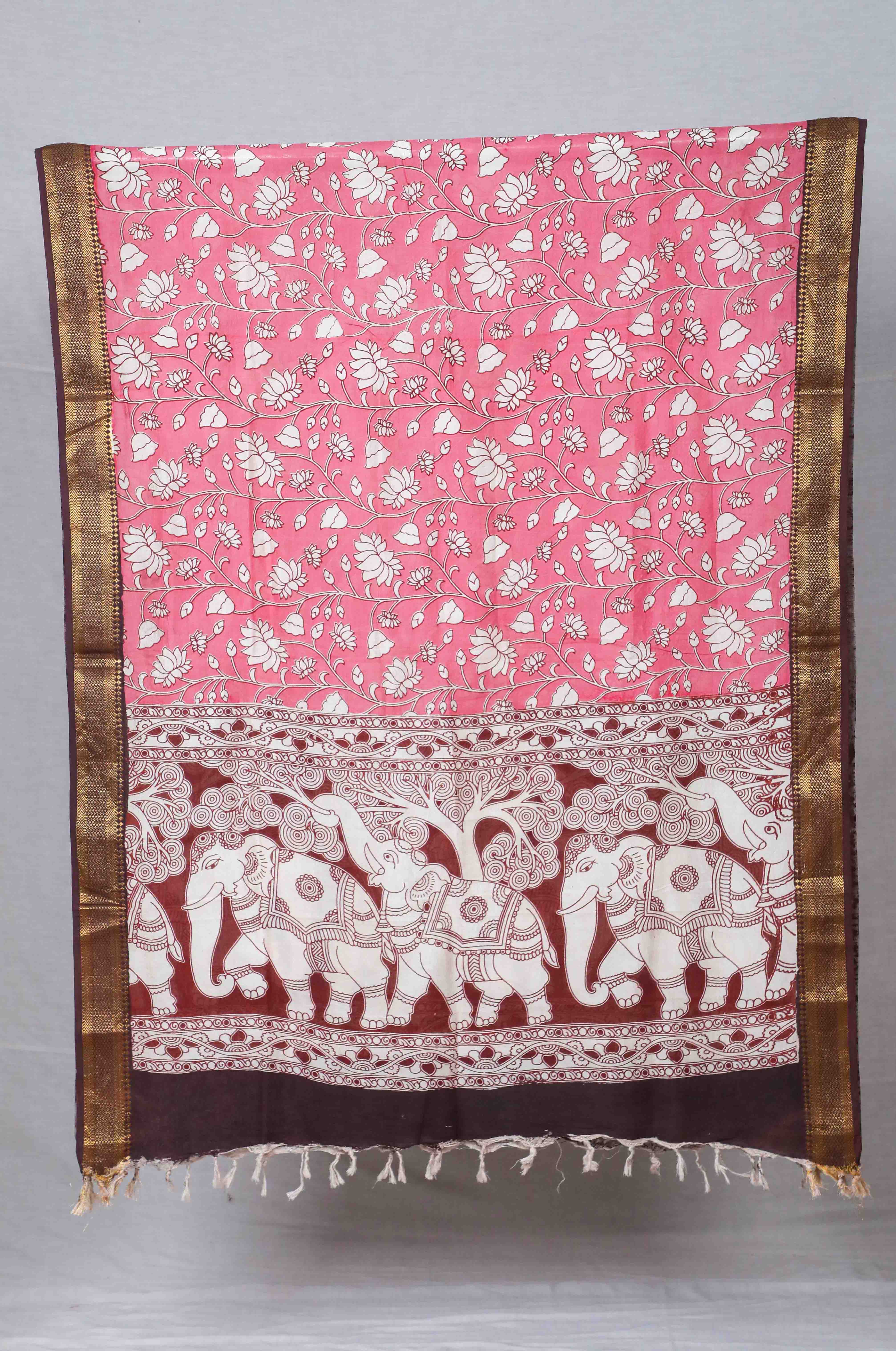 Maroon Raw Silk Mix & Match