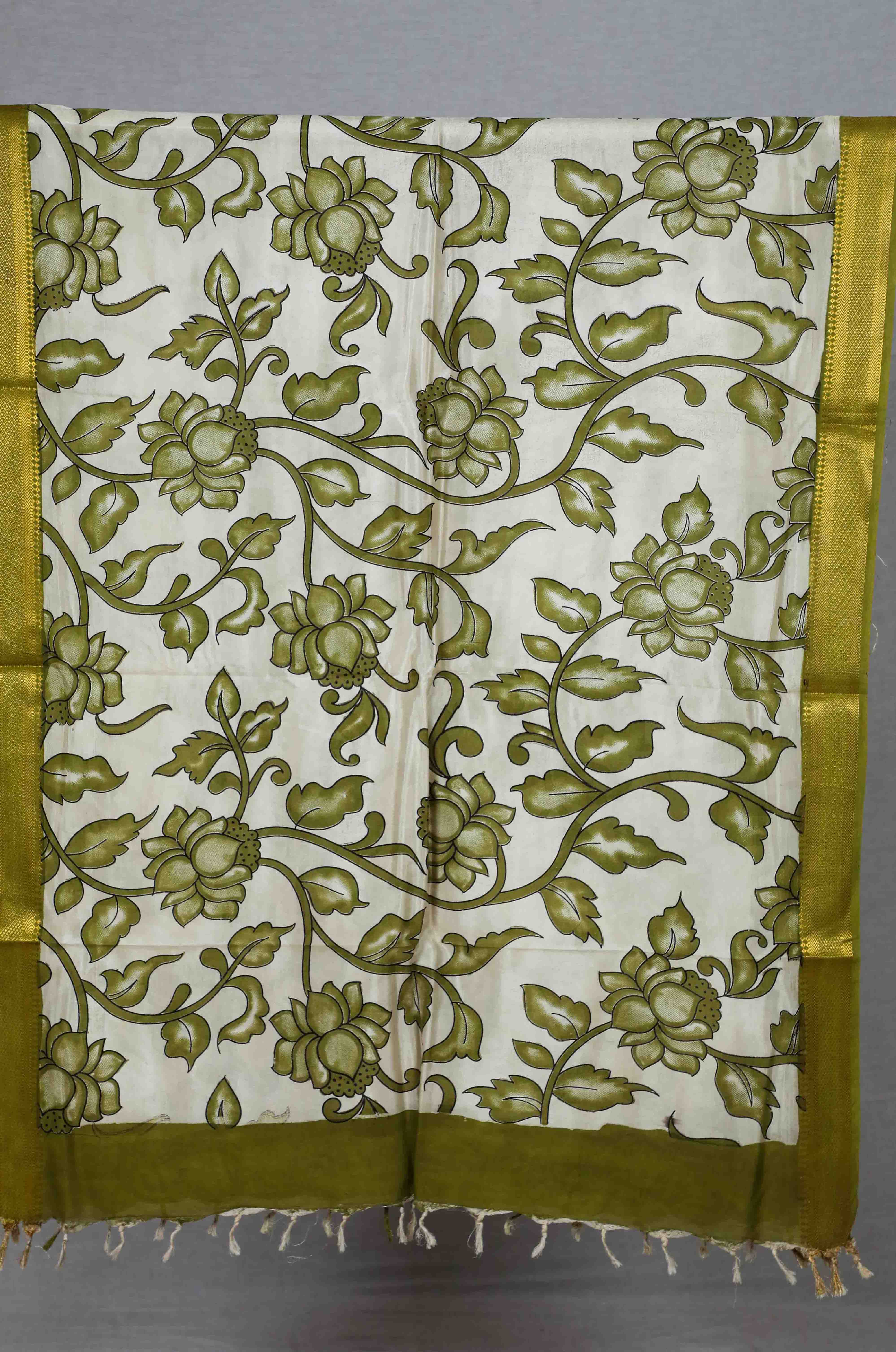 Green Raw Silk Mix & Match