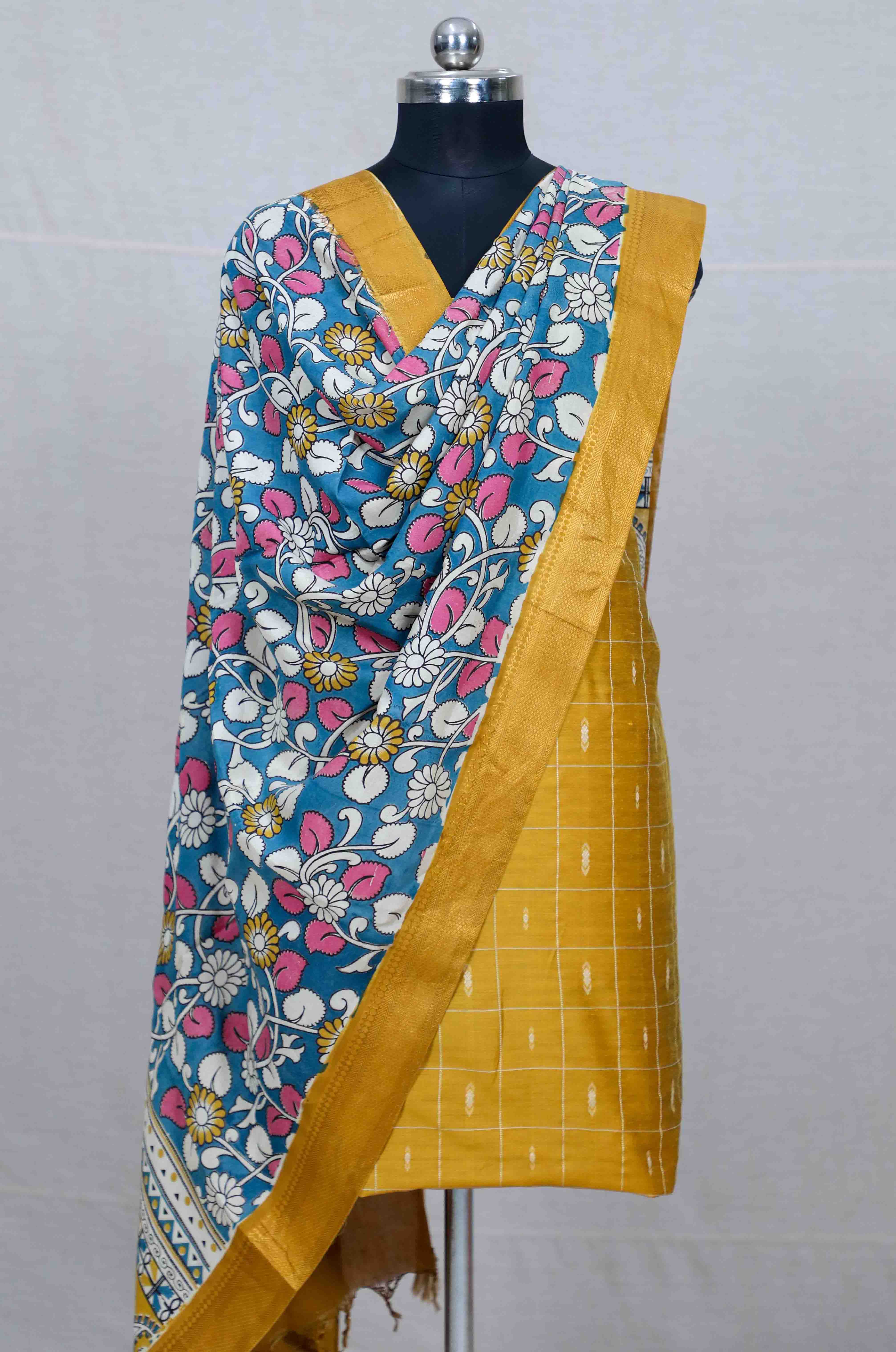 Yellow Raw Silk Mix & Match