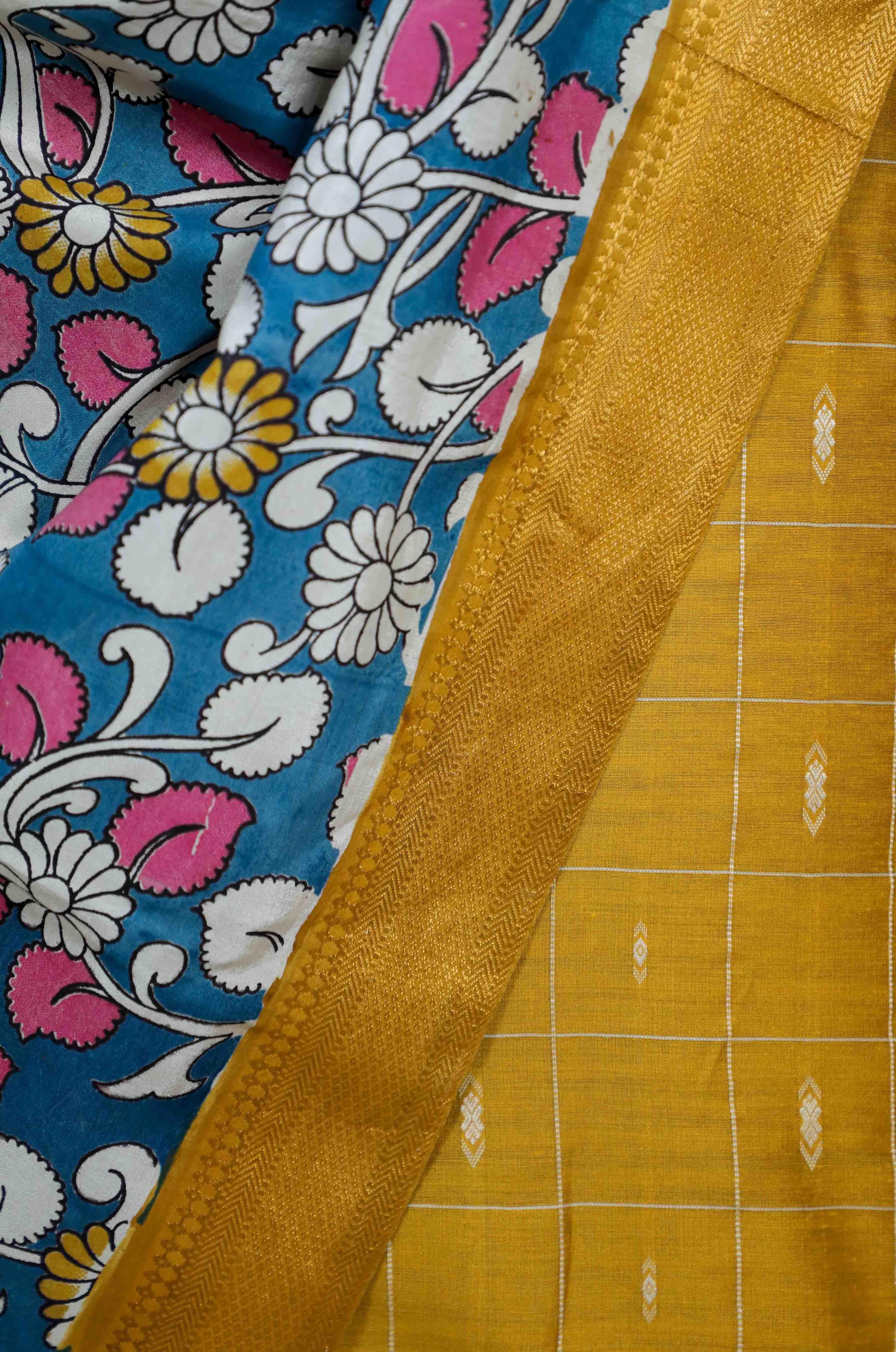 Yellow Raw Silk Mix & Match
