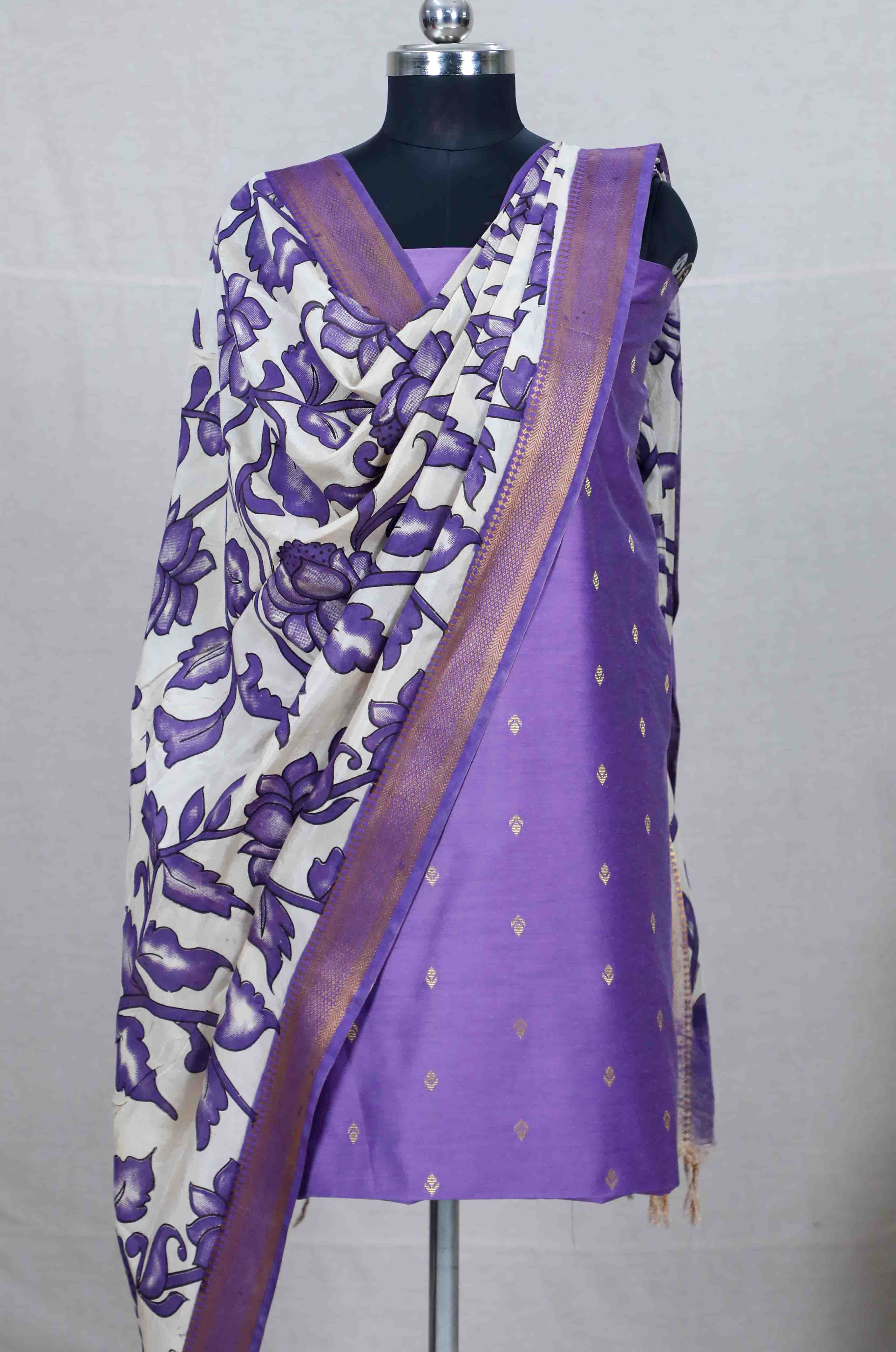 Violet Raw Silk Mix & Match