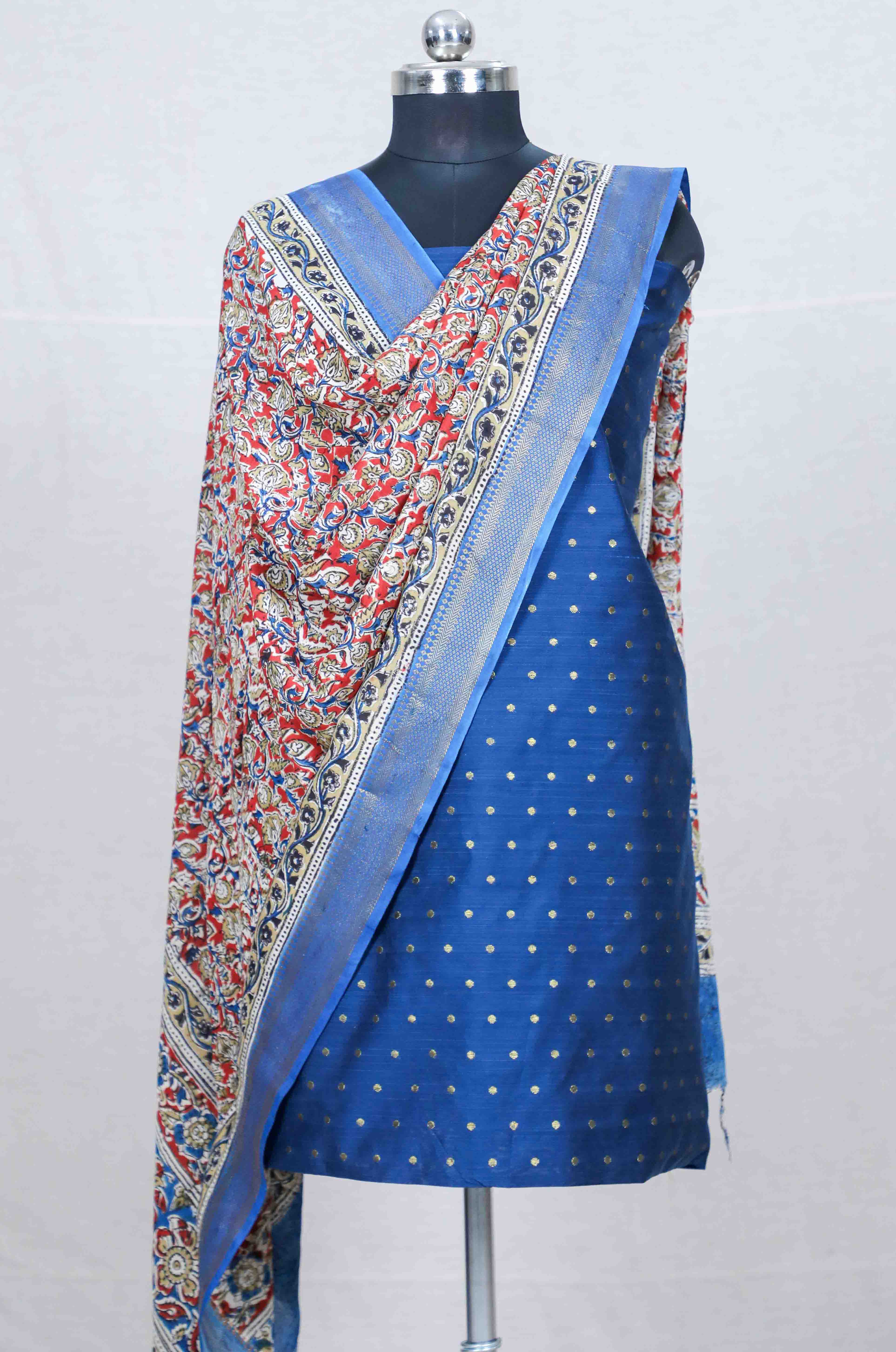 Blue Raw Silk Mix & Match