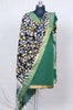 Green Mangalgiri Nizam Border Mix & Match