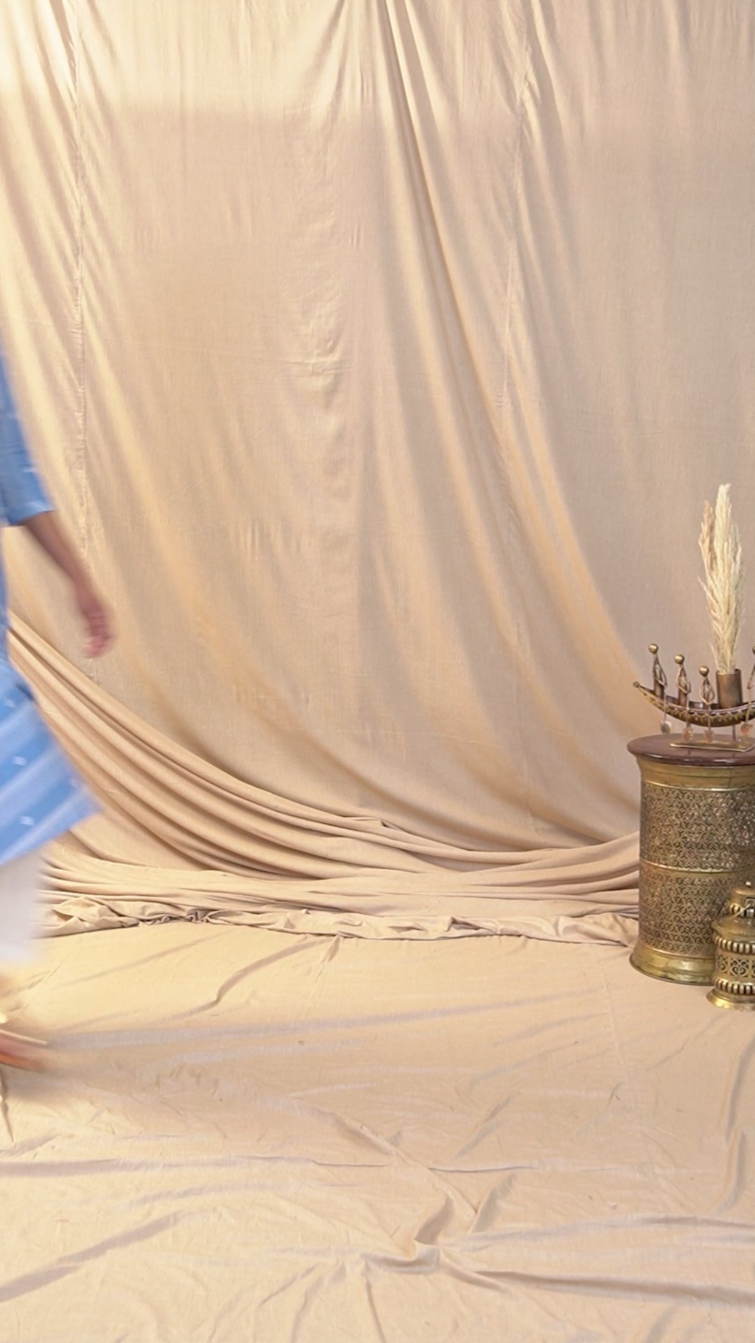 Load video: Skystripe South Cotton Kurta